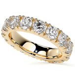 Moissanite Diamond Round Cut Eternity Band