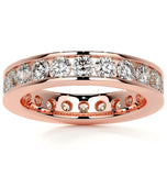 Round Brilliant Cut Moissanite Wedding Band