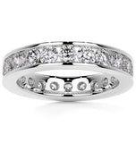 Round Brilliant Cut Moissanite Wedding Band