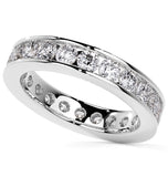 Round Brilliant Cut Moissanite Wedding Band