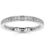 Round Cut VVS1 Moissanite Filigree Wedding Ring