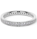 Round Cut VVS1 Moissanite Filigree Wedding Ring