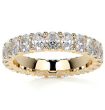 Oval Cut Moissanite Full Eternity Band