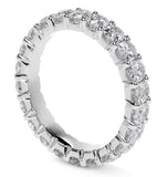 Oval Cut Moissanite Full Eternity Band