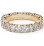 Oval Cut Moissanite Full Eternity Band