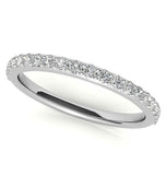 Oval Cut Moissanite Pave Set Bridal Ring Set