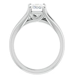 Emerald Cut Solitaire Engagement Ring