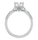 Princess Cut Moissanite Vintage Engagement Ring