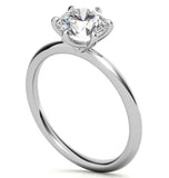 Round Brilliant Cut Six Prong Solitaire Wedding Ring