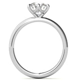 Round Brilliant Cut Six Prong Solitaire Wedding Ring