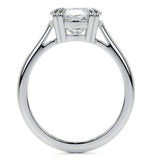 East To West Oval Cut Moissanite Engagement Ring