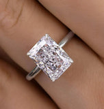 Radiant Cut Solitaire Engagement Ring