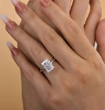 Radiant Cut Solitaire Engagement Ring