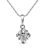 Round Cut Solitaire VVS1 Moissanite Pendant