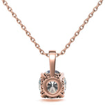 Solitaire Moissanite Diamond Round Cut Pendant