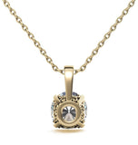 Solitaire Moissanite Diamond Round Cut Pendant