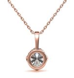 Round Cut VVS1 Moissanite Solitaire Pendant