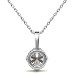 Round Cut VVS1 Moissanite Solitaire Pendant