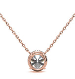 Round Brilliant Cut Moissanite Solitaire Pendant