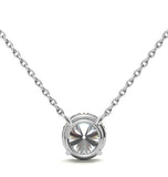 Round Brilliant Cut Moissanite Solitaire Pendant