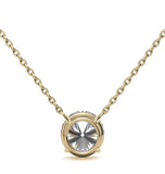 Round Brilliant Cut Moissanite Solitaire Pendant