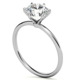 VVS1 Moissanite Solitaire Engagement Ring