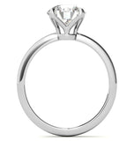 Moissanite VVS1 Round Cut Solitaire Promise Ring