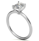 Oval Cut Solitaire Moissanite Engagement Ring