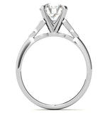 Love Knot Moissanite Solitaire Engagement Ring