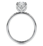 Cushion Cut Moissanite Solitaire Engagement Ring