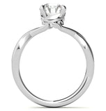 Round Brilliant Cut Solitaire Vintage Engagement Ring