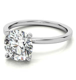 Round Brilliant Cut Solitaire Engagement Ring