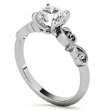 Round Brilliant Cut Vintage Engagement Ring