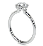 Round Brilliant Cut Moissanite Solitaire Ring