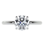 Round Brilliant Cut Moissanite Solitaire Ring