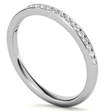 Round Cut Moissanite Diamond Wedding Band