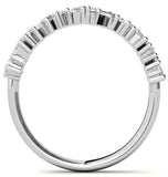 Multi Shape Moissanite Unique Eternity Ring