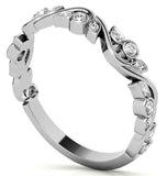 Round Brilliant Cut Moissanite Eternity Band