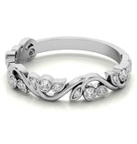 Round Brilliant Cut Moissanite Eternity Band