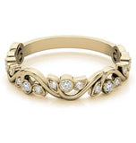 Round Brilliant Cut Moissanite Eternity Band