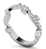 Marquise & Round Cut Moissanite Unique Eternity Ring