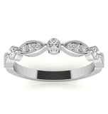 Round Brilliant Cut Moissanite Eternity Ring For Her