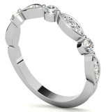 Round Brilliant Cut Moissanite Eternity Ring For Her