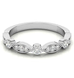 Round Brilliant Cut Moissanite Eternity Ring For Her