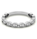 Round Brilliant Cut Moissanite Diamond Eternity Band