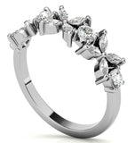 Marquise & Round Cut Moissanite Diamond Wedding Band